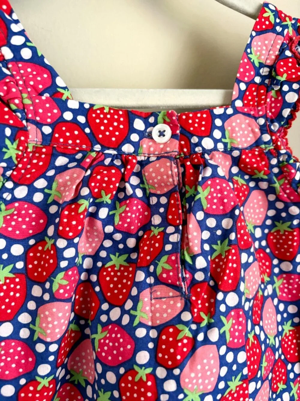 Picapino Strawberry Print Tunic and Shorts Set